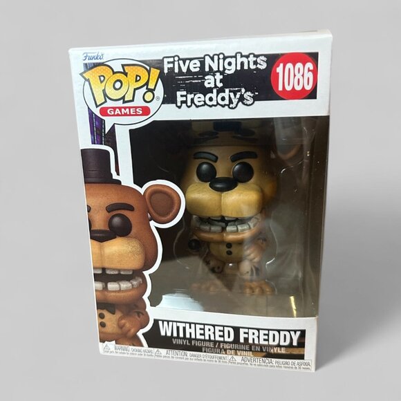 Funko POP! FNAF Five Nights At Freddy’s Withered Freddy Fazbear Figure #1086! - Picture 3 of 8